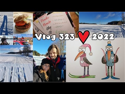 Vlog 323/22 - běžky, kaligrafie a moje malůvky