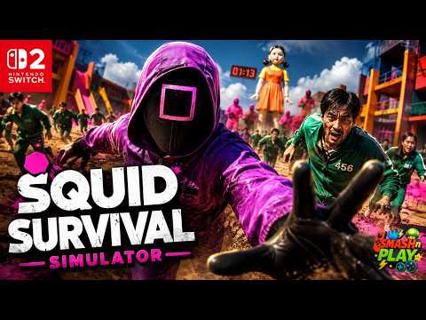 Squid Survival Simulator Gameplay on Nintendo Switch 2 | Survive Every Deadly Challenge