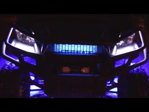 Polaris Ranger 900 Grille Accent Lighting Partsam Blue LED Light Strip
