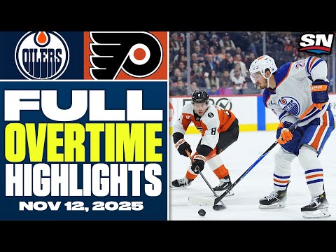 Edmonton Oilers at Philadelphia Flyers | FULL Overtime Highlights - November 12, 2025