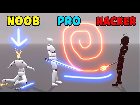 NOOB vs PRO vs HACKER - Draw Saber - YouTube