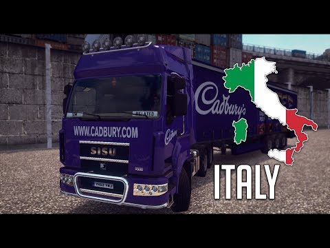ETS 2 1.27 Italy Map 2.0 SISU R500 Roma - Cagliari
