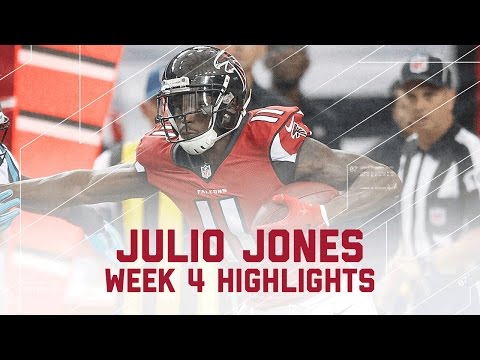 Julio Jones' Career-High 300-Yard Game! | Panthers vs. Falcons | NFL Week 4 Player Highlights