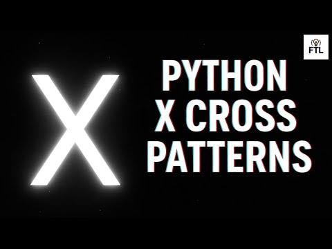 Python X Cross Alphabet Pattern Program Print Diagonal Alphabets In Python Pattern Printing