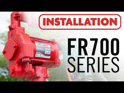 Fill-Rite FR700 Series - Fuel Transfer Pump Installation
