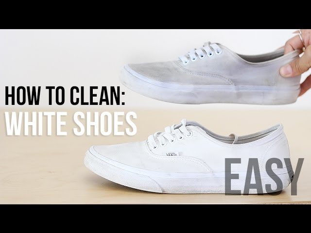 How do you clean white fabric shoes? Great Clean Home