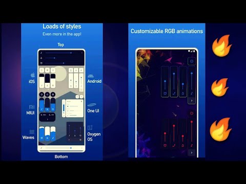 How to customize volume slider panel. Change colors, theme like i0s, MIUI & more.