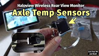 Haloview Wireless Axle Temp Sensors Install and Demo