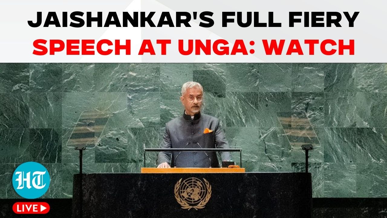 LIVE | Jaishankar's Full UNGA Speech: How Indian Minister Schooled West, Spooked China & Pakistan