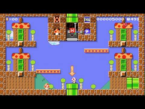 Toad's Trials by Arck - SUPER MARIO MAKER - No Commentary 1AI