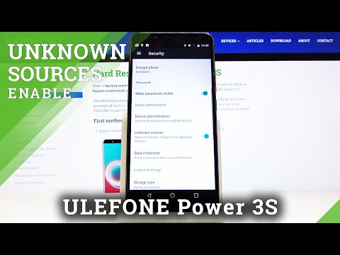 How to Enable App Installation in Ulefone Power 3s - Activate Unknown Sources