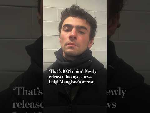 ‘That’s 100% him’: Newly released footage shows Luigi Mangione’s arrest