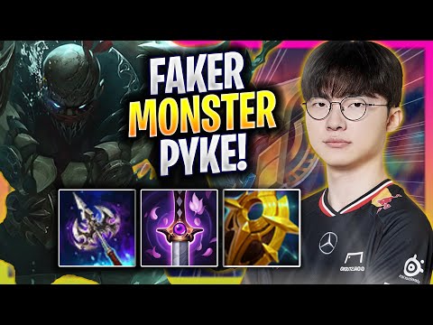 FAKER IS A MONSTER WITH PYKE! - T1 Faker Plays Pyke SUPPORT vs Alistar! | Season 2025