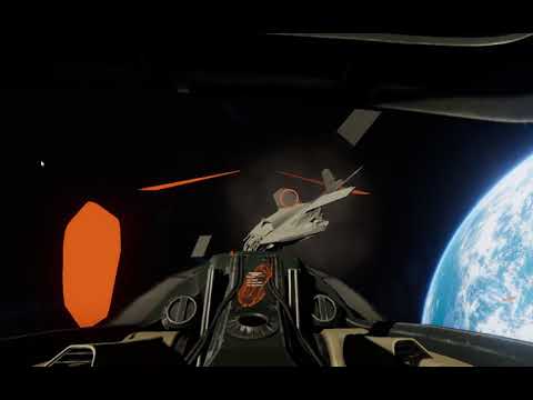 Unity VR Space Sim  - Cold Star Eclipse ( Early Prototype game design)