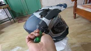 helmet thar unboxing. Axxis Wolf DS Hydra.