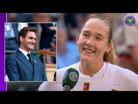 "A dream to play in front of Roger Federer" | Mirra Andreeva | Fourth Round On-court Interview