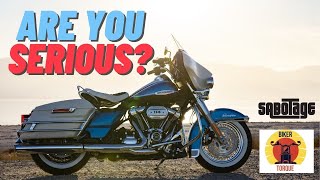 FLH Harley Davidson Electra Glide Revival | SABOTAGE Motorcycles Swap Meet | Biker Torque