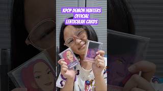 Kpop Demon Hunters Official Lenticular Cards #kpopdemonhunters  #cards #nationalbookstore