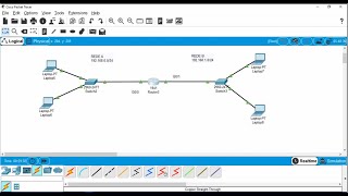 Configuração básica de roteador no packet tracer.