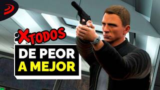 Todos los juegos de 007 JAMES BOND ordenados de PEOR a MEJOR