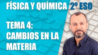 Cambios en la materia  - Tema 4 - Física y Química 2 ESO