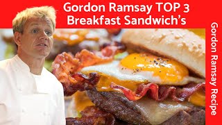 Gordon Ramsay Brunch Burger with Egg & Bacon at Planet Hollywood Best Breakfast Sandwich