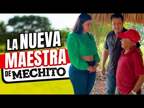 Mechito y la nueva Mestra Karen Castillo