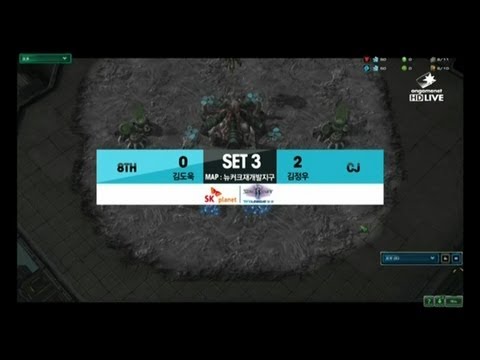 스타크래프트2 프로리그 [04.07] 김도욱(8th) vs 김정우(CJ) 3SET / 뉴커크재개발지구 - Starcraft 2,esportstv, SPL