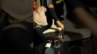 "Rubber Lips" performing a fart kiss