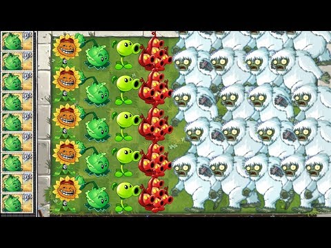 Plants vs Zombies 2 Gameplay Yeti Spotted Attack vs The Best Plants - Piñata Party and Challenge