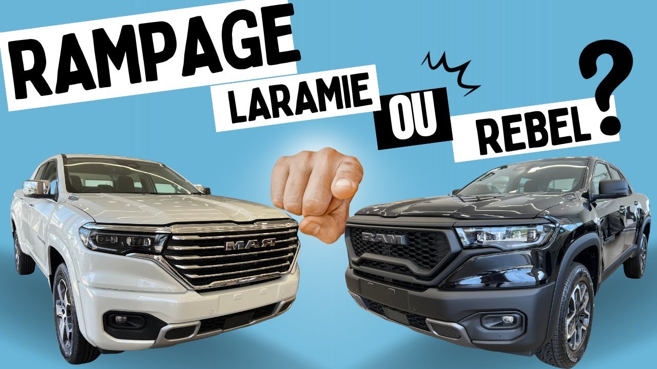 NOVA RAM RAMPAGE 2024 - LARAMIE OU REBEL? Quais as principais diferenças?!