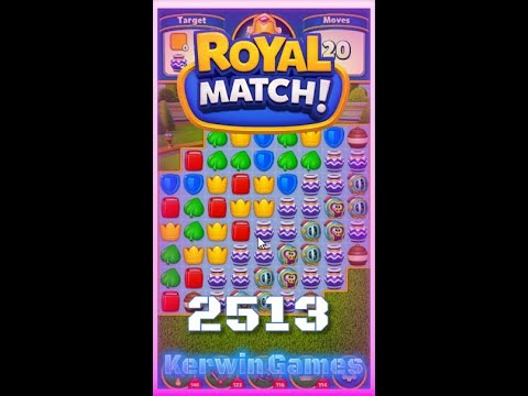 Royal Match Level 2513 - No Boosters Gameplay