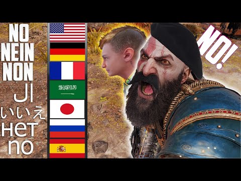 Kratos being Angry in other languages - God of War Ragnarok