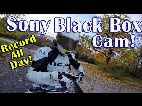 Helmet Camera Black Box - All Day Motorcycle Riding Camera Set Up Video