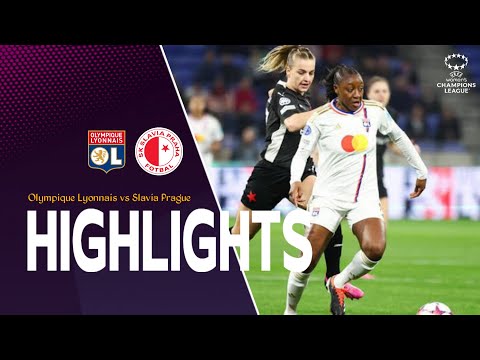 HIGHLIGHTS Olympique Lyonnais vs Slavia Prague / UEFA Women's Champions League 2023-24