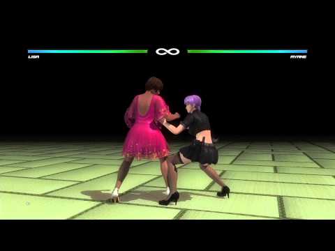 DOA5 LR Lisa Use Back 4P+K and Back 8P+K After Back 7K