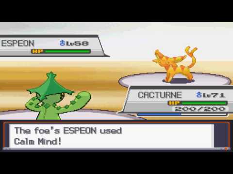 Pokemon Soul Silver - Team Emerald - Saffron Gym SABRINA (Rematch)
