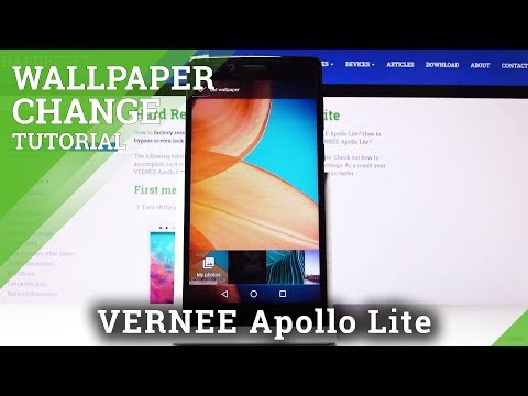 How to Change Wallpaper in VERNEE Apollo Lite – Home Screen / Lock Screen Look
