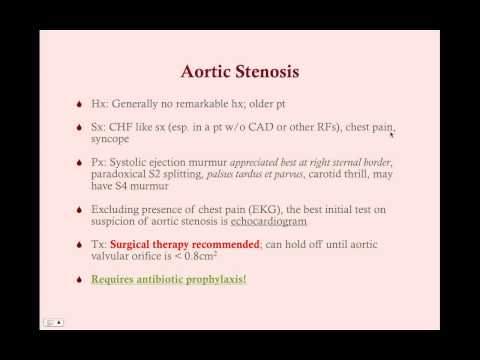 Valvular Heart Disease (old version, with sound) - CRASH! Medical Review Series