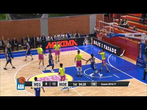ABA Liga 2016/17, Round 10 match: Mega Leks - Mornar (19.11.2016)