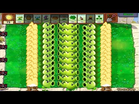99999 Slit Pea vs 99999 Reapeater vs All Zombie  Plants vs Zombies