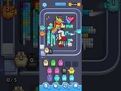 Walkthrough de Pixel Flow Nivel 2592