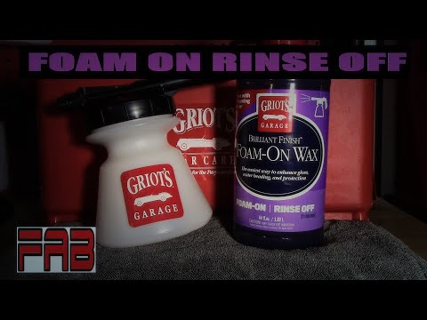 Griot's Garage Brilliant Finish Foam on Wax! No Pressure Washer Needed!
