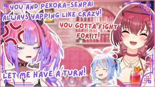 Vivi Is LOSING IT Over Marine's NONSTOP Yapping Like Pekora! 💀🤣 | Hololive Clip