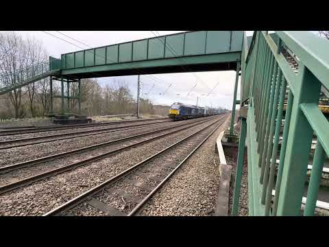 68007 and 68001 on 4S44 9th January 2023