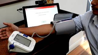 Telehealth tutorial: How to use your Omron blood pressure monitor