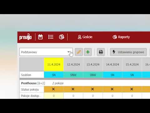Previo - Interaktywny kalendarz rezerwacji + ChM w 1