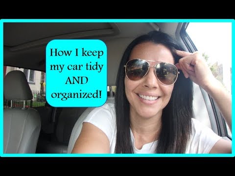 Minivan Organization Tips | Keeping Your Car Organized & CLEAN! | Minivan Tour