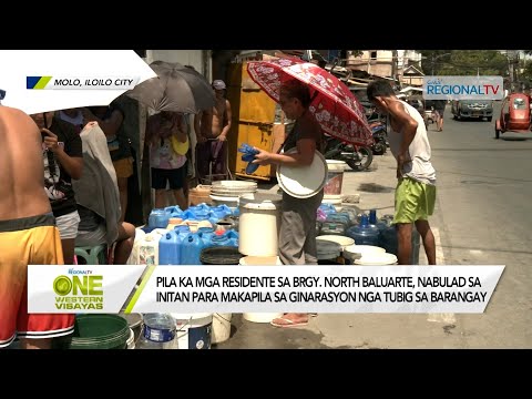 One Western Visayas: Pila ka mga residente sa Iloilo City nabulad sa initan para sa rasyon nga tubig