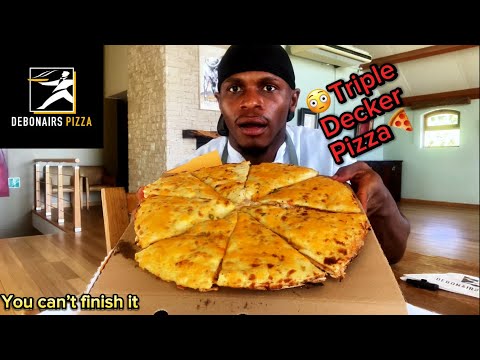 It’s Debonairs Pizza 🍕 ASMR MUKBANG
